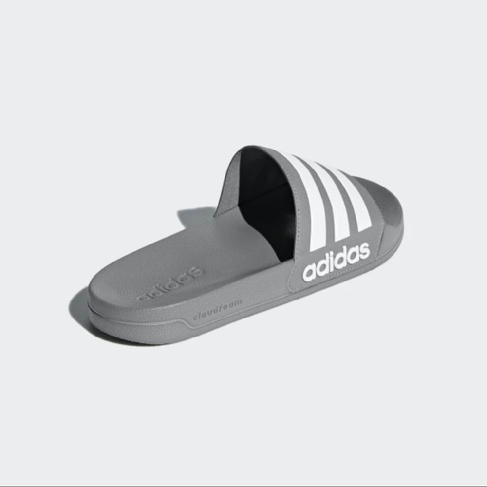 New adidas Adilette Shower Slides Men's Gray​ - Picture 6 of 9